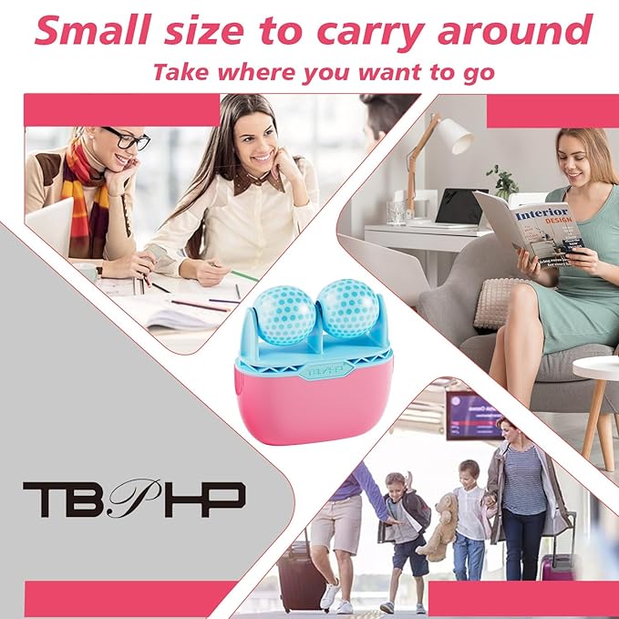 TBPHP Ice Roller BF01 for Face & Eye with Plastic Cover Massager Face Massage Roller Tools (Blue)