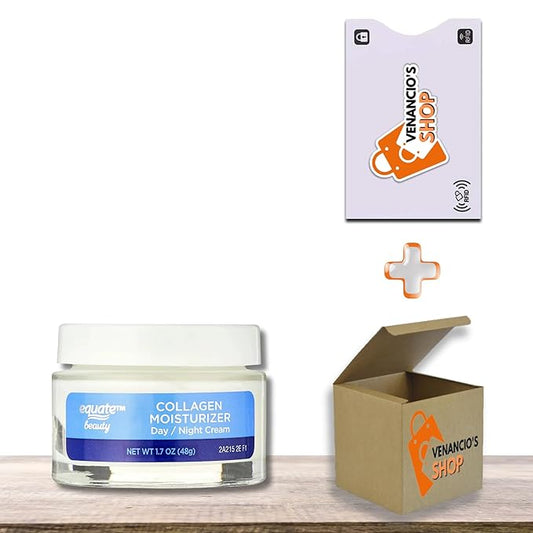 Equate Beauty Collagen Moisturizer Day/Night Cream, Reduce Wrinkles, Face Cream 1.7 oz (Pack of 1)