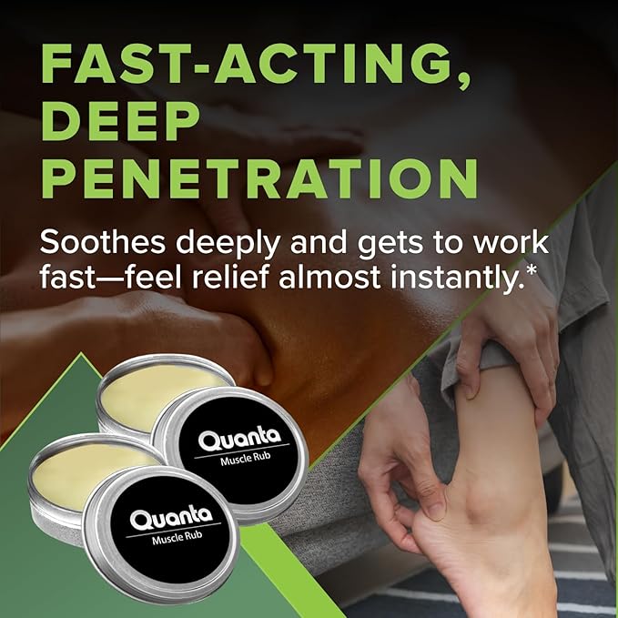 Intensive Sore Joint & Muscle Balm - Deeply Penetrating Joint and Muscle Rub with Enhanced Absorption Arnica and Hemp Extracts plus Ginger Turmeric & Lavender - Fast Acting Non-Greasy Formula - 2 Pack