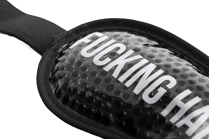 Fisura - Cooling gel eye mask F*cking hangover. Black hangover eye mask. Gel mask for puffy eyes and dark circles. Cold/Warm Therapy. Includes a Storage Pouch. 7,28 x 3,54 inches