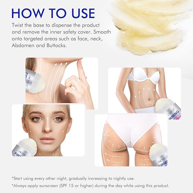 Advanced Retinol Firming Serum Stick,Retinol Face Stick,3-in-1 Smooth,Tighten and Firm Face,Neck & Jawline, Reduces Wrinkles,Nourishing Anti Aging Repair Cream for All Skin Types,1.0 OZ.(30G)