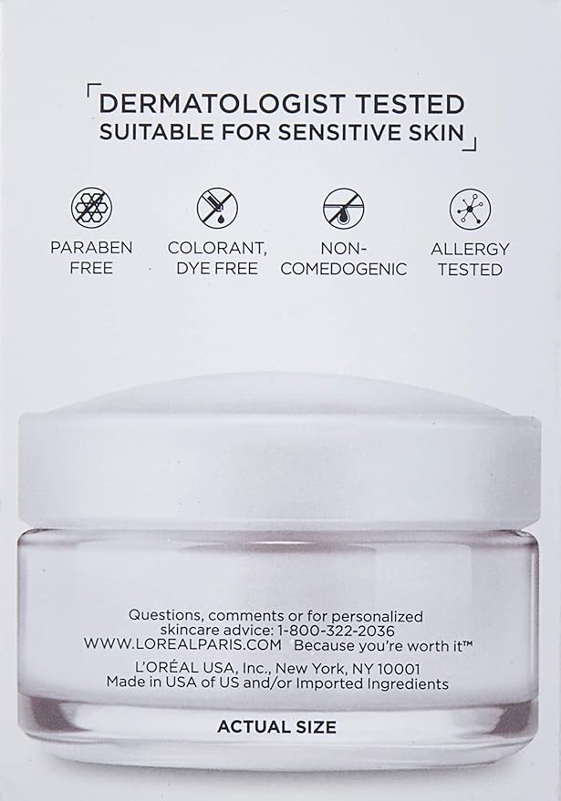 L'Oreal Paris, RevitaLift Anti-Wrinkle + Firming Night Cream Moisturizer 1.7 oz (Pack of 6)