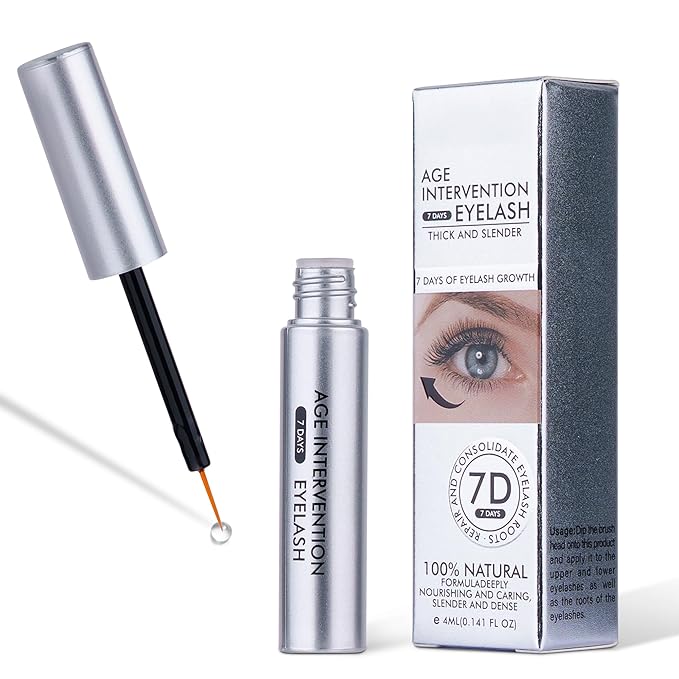 Eyelash Growth Serum, Naturally Longer, Fuller, Thicker, Healthier-Looking Lashes, Clean Beauty Formula, Gentle Daily Use, Vegan & Cruelty-Free Enhancer