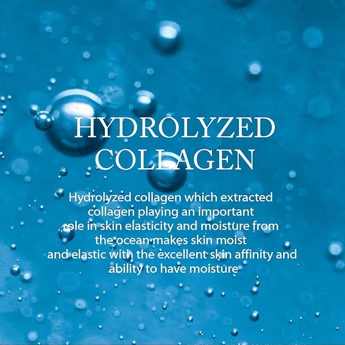 WELLDERMA Collagen Impact Sapphire Eye Mask 60 Sheets - NOURISHing ENRICHed Moisturizing Hydrogel Eye Patches Wrinkles Collagen, Under Eye for Dark Circles, Dry and Dull Skin