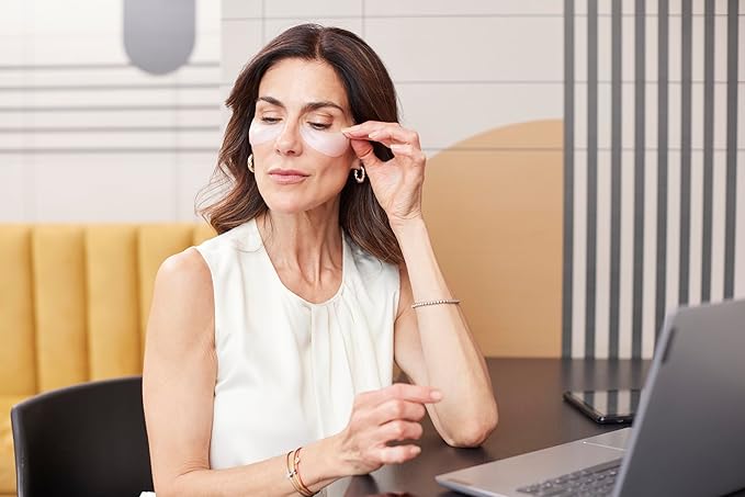 BioRepublic Lost Baggage Under Eye Emergency Repair Mask | Reduces Appearance of Lines, Bags, and Dark Circles Under Eyes | Organic Biocellulose Mask for Moisturization