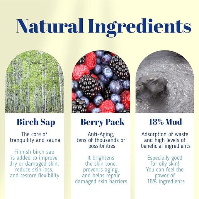 Best Sellers Bundled together: Salt Mask and Green Mud Vegan Collagen Mask.