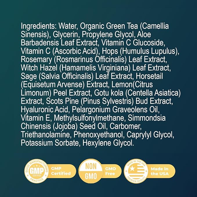 Illuderma Serum – 100% Natural Facial Serum with 16 Beneficial Ingredients for Hydrated, Nourished Skin – 1 Oz, 30ml, 3 Month Supply