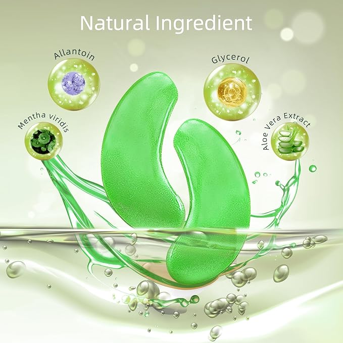 Under Eye Patches, 40 Pairs Eye Mask for Dark Circles, Puffy Eyes, Undereye Bags,Wrinkles,Eye Mask Patches with Aloe Vera, Eye Treatment Skin Care for Men & Women Gift