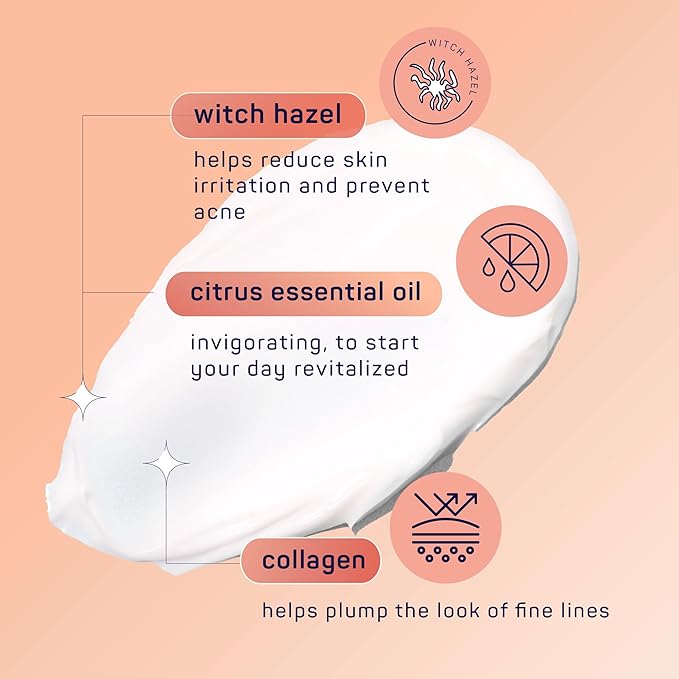 SpaLife Collagen Firming Day Cream for Dry Skin, Dehydrated Skin, Loss of Firmness, Fine Lines & Wrinkles with Collagen, Witch Hazel & Citrus Essential Oil – Plumping Face Cream, Collagen Moisturizer