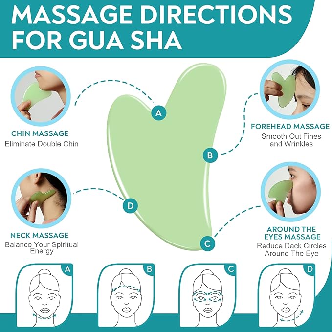 AURUZA Ice Face Roller and Gua Sha Set, Facial Ice Roller & Gua Sha Massage Tool for Face & Eye Puffiness Relief, Shrink Pores, Improve Skin Condition