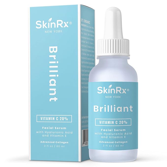Vitamin C Serum with Hyaluronic Acid Vitamin E Collagen Formula [BIG 2-OZ Bottle] - Tightens, Brightens and Hydrates Skin for More Youthful and Radiant Appearance