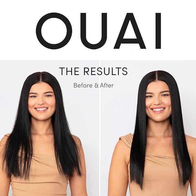 OUAI Hair Oil Travel Size - Hair Heat Protectant Oil for Frizz Control - Adds Shine and Smooths Split Ends - Color Safe Formula - Paraben, Phthalate and Sulfate Free (0.45 oz)