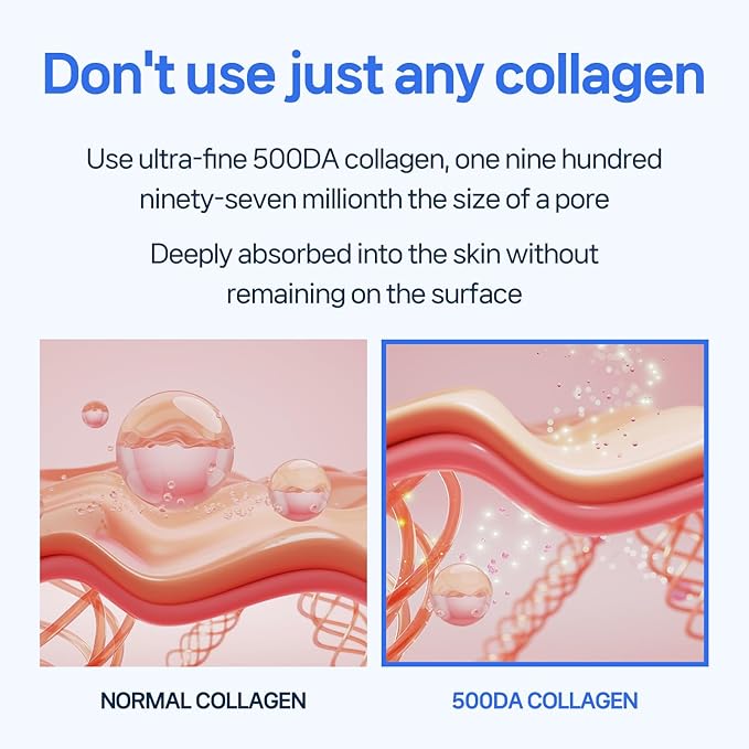 HYALCOLLAGEN Hydrolyzed Collagen Face Masks, Moisturizing and Vitalizing, 23g each, Value Pack of 8