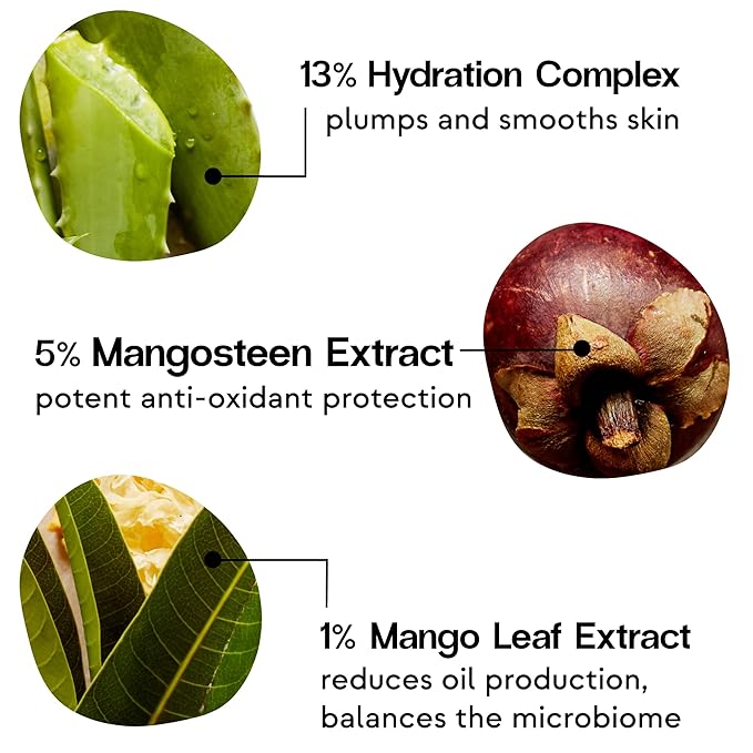 Cool as a Cucumber Hydralixir Face Serum, Hydrating Gel Facial Serum with Hyaluronic Acid, Beta Glucan, Aloe Vera, Intense Hydration, Vegan, Fragrance Free, Non Comedogenic, Oil Free, 1.7 FL Oz