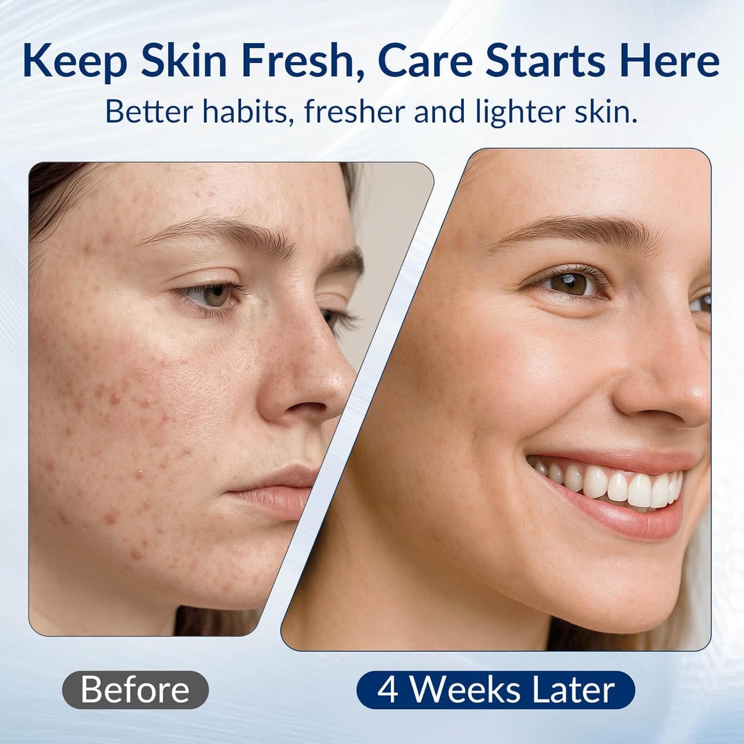 XL Disposable Face Towels, 100% Biodegradable, Non-Toxic, Unscented Thick Face Towelettes for Sensitive Skin Face Washing, Ultra Soft Makeup Remover Dry Wipes, 180 Count (3 Pack)