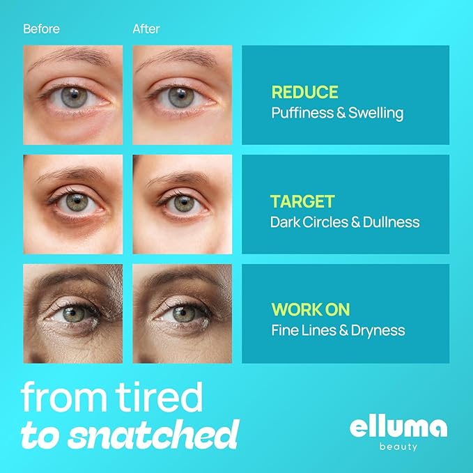 Under Eye Patches 12 Pairs of Themed Hydrogel Eye Gel Pads - For Puffy Eyes and Dark Circles, Under Eye Bags, Wrinkles - Hydrating Set with Seaweed Extracts