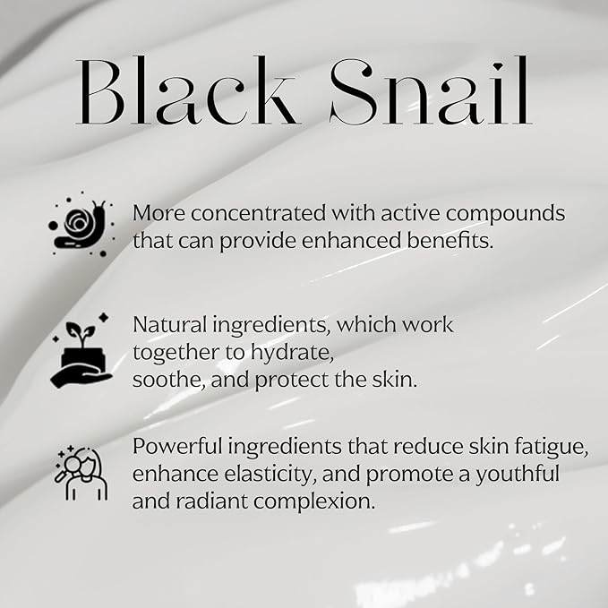 MIZON Black Snail All In One Cream Intensive Korean Skin Care Facial Moisturizing Snail Mucin Extract Travel Size (1.18 fl oz)
