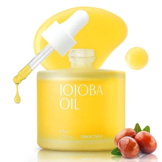 USDA Organic Jojoba Oil | 100% Pure, Cold-Pressed & Vitamin E-Rich Oil for Skin | Non-Greasy, Fast-Absorbing for Face, 1.69oz (50ml)