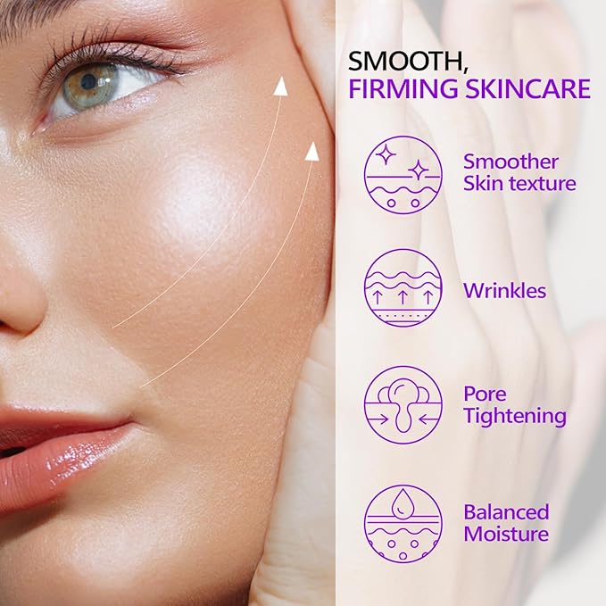 Retinol Peptide Serum 1.01 Oz – Anti-Aging, Hydrating & Firming for Wrinkles & Dark Spots, Gentle Retinol Serum for Face, Day & Night Korean Skincare