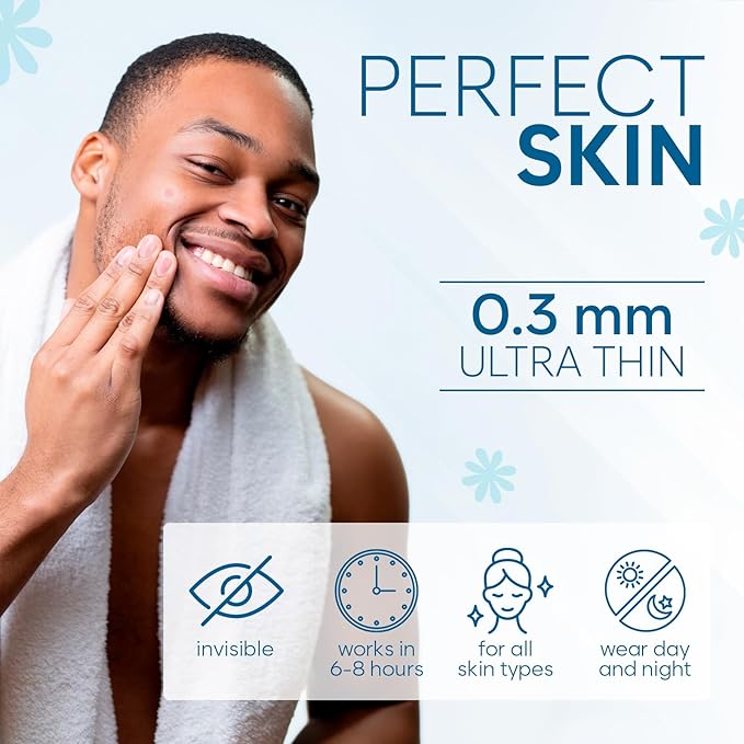 Invisible Pimple Patches for Face (36 Count) - Hydrocolloid Acne Spot Treatment - Acne Treatment for Face - Zit Patches - S/L Sizes