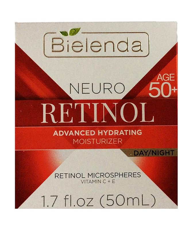 BIELENDA NEURO RETINOL 50 + VITAMIN C & E ADVANCED HYDRATING MOISTURIZER DAY/NIGHT 1.7 FL OZ