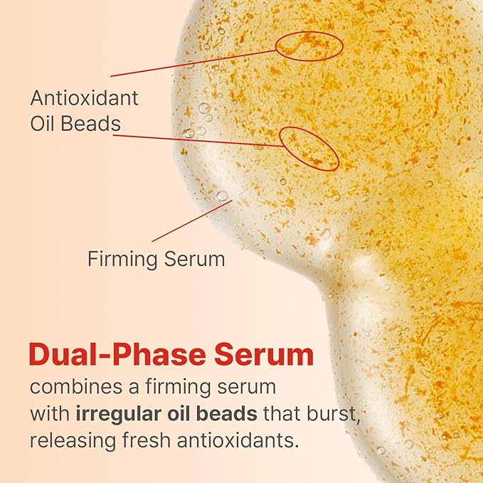 Luminous Elixir Dual Serum Vita 7 Complex 5% Vitamin K3 Face Serum Hyaluronic Acid & CoQ10 Sea buckthorn oil Pullulan Hydrating & Skin Barrier Repair Anti-Redness Vegan Korean Skincare 50ml