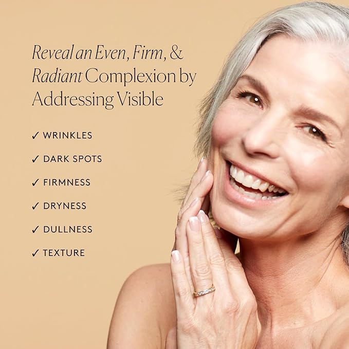 Naked & Thriving Wrinkle-Fighter Set, Includes Renew Resurfacing Night Serum (30 mL) & Illuminate C+ Serum (30 mL), Clinical Results, Dermatologist Loved, Hylauronic Acid & Bakuchiol (Set of 2)