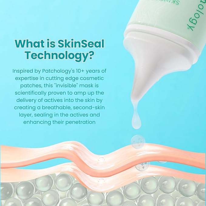 Patchology Skincare Booster - Invisible Hydrating Face Serum for Smooth Skin, Pore Reducing Mask with Glycerin, Snow Mushroom, & Panthenol, Moisturizer for Hydration and Radiant Complexion - 50ml