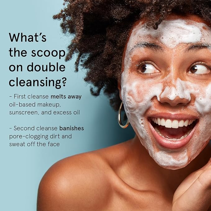 grace & stella Cleansing Balm - Travel Size Makeup Remover - Deep Cleansing & Hydrating Face Cleanser - Dissolves Waterproof Make Up, SPF & Impurities - Gentle on Skin - Vegan Skincare (41 g/ 4.3 oz)