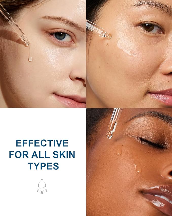 EWG Verified Hyaluronic Acid Serum for Face 8 + 2 fl oz, Vitamin B5 & Triple Pure Hyaluronic Acid 2%, Anti-aging Facial Serum for Fine Line Wrinkle Hydrating Serum Plump Dry Skin Fragrance-Free