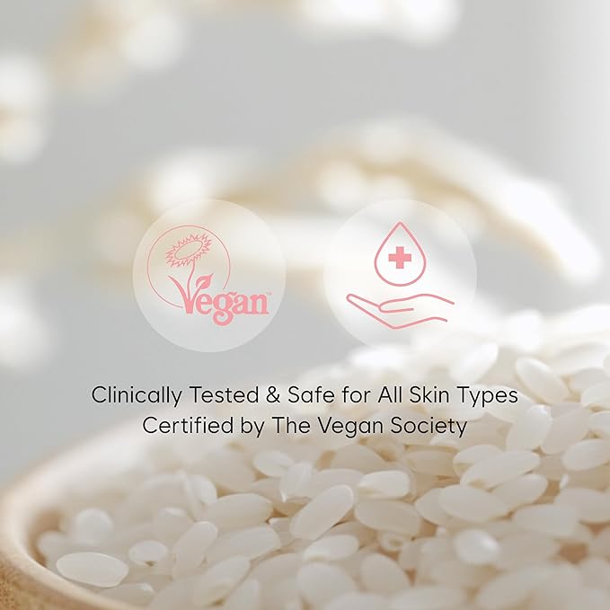 MIDHA Rice Protein Serum, 1.01fl.oz/30ml, Deep hydration, Moisture balance, Firm elasticity, Skin barrier support, Ceramide skincare, Non-greasy finish, Smooth and hydrated, vegan