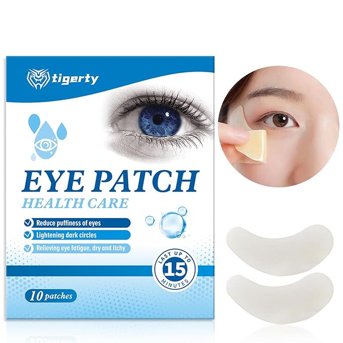 tigerty Under Eye Patchs Eye Mask for eye fatigue Dark Circles and Puffiness Wrinkle Eye Bags lighten crow's feet 5 Pairs
