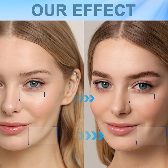 Facial and Neck Massager,Face Tool with 3 Colour Modes and Vibration,Facial Beauty Device for Skin Care (Black)