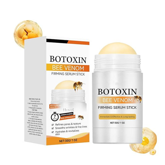 Bee Venom Firming Serum Stick, Advanced Firming & Wrinkle-Reducing Cream, Restore Skin Elasticity,Lifts, Plumps and Firms Skin, Natural Bee Venom Serum for All Skin Types