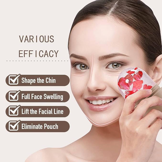 KOGITI Face Ice Roller & Mold - Beauty Facial Massage Tool for Puffiness Relief, Ice Cube Holder
