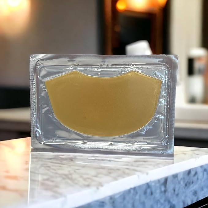 SHAN'ROCK BEAUTISTIC 2pc Luxury Collagen Neck Mask/Anit-Wrinkle Hydrating Neck Mask/Anti-Aging Moisturizing Neck Mask/Rejuvenate and Tighten Collagen Neck Mask