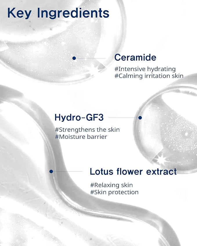 Art Fit Moisture Calming Mask Sheet - Korean Ceramide Hydrating Instantly Soothing Facial Mask for Dry Skin - Replenish and Restore Skin - Aroma Theraphy Skincare - 5 sheets