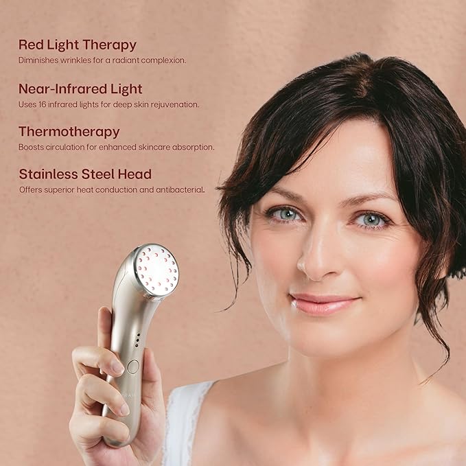 Sedna Skin Rejuvenation Facial Device, Skin Care Face Massager with Thermal, Salon-Grade at-Home Facial Spa for More Glowing and Radiant Complexion