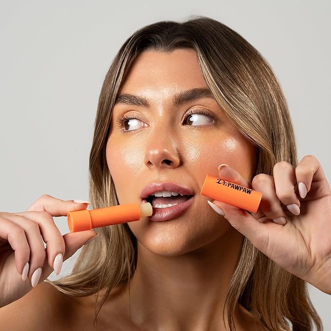 Dr. PawPaw Original and Tropical Balms - Hydrating Lip Balm Moisturizers with Aloe Vera for Deep Nourishment - Castor Oil Enriched - 4 pc