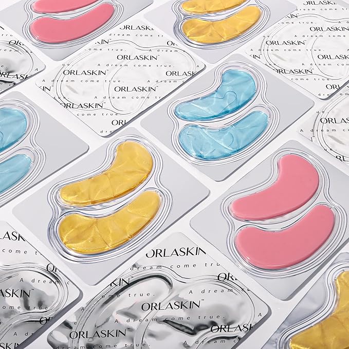 30 Pairs Eye Mask Skin care for Dark Circles, Puffy Eyes, Under eye Bags,Wrinkles&Super Vitamin C Serum For Women Over 70