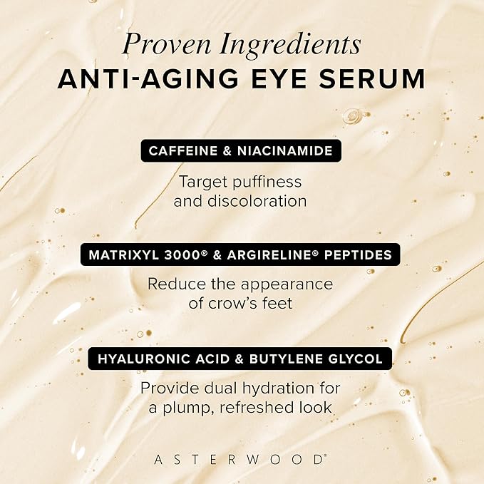 Asterwood Hyaluronic Acid Serum (8 oz) + Hyaluronic Acid Eye Serum