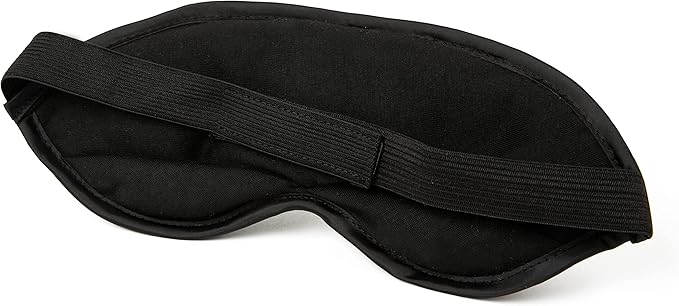 Wild Essentials Infusion Sleep Mask Infused with French Lavender, Includes resealable Pouch to Keep Fresh, Nose Bridge to Block Light Below Eyes, Aromatherapy, Calming, Relaxing, Black