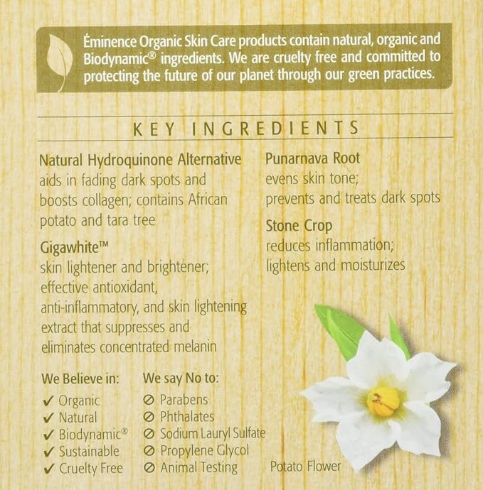 Eminence Bright Skin Overnight Correcting Cream, Multi, Reg, 2 Ounce