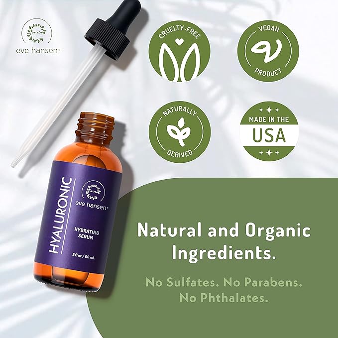 Eve Hansen Anti-Aging Eye Gel - Hyaulronic Acid - Vitamin C Face Cleanser
