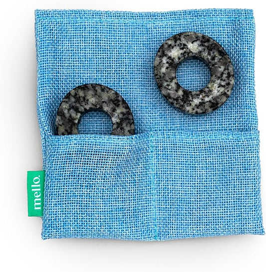 Mello - Stone Eye Masks | Relaxation Gifts for Women & Mindfulness Gifts For Women | Self Care Presents Woman & Pamper Gifts Ladies | Reusable Eye Patches & Masks Puffy Eyes | Bright Eyes