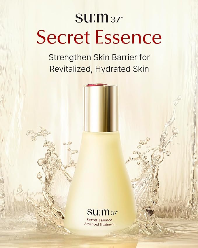 SU:M Secret Essence(2.71 fl oz) + Secret Essence (1.01 fl oz) - Korean skin care, Skin Barrier Repair Hydrating Serum for Face, Moisturizer, Facial Serums