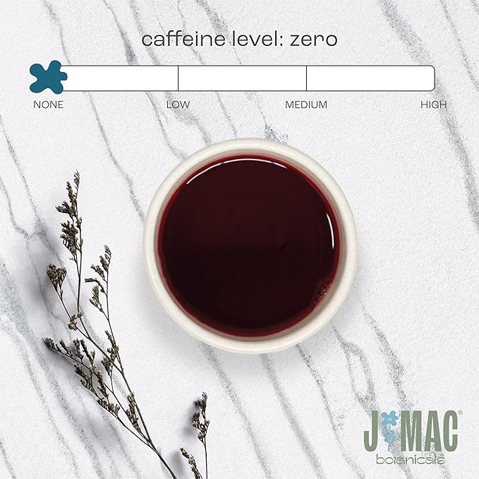 J Mac Botanicals, Certified Organic Hibiscus Flower, loose leaf tea, Flor de Jamaica