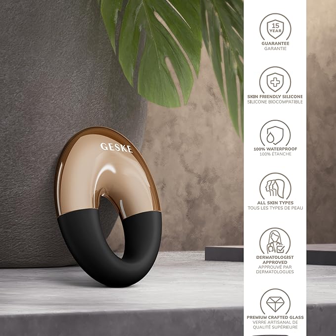 SmartAppGuided™ Cool & Warm Eye Massager | 7 in 1 | Multifunctional Massager | Eyes & Face | Battery-free Cooling & Warming | Firms, Relaxes & De-Puffs Skin | Ring-shaped Design for Easy Grip