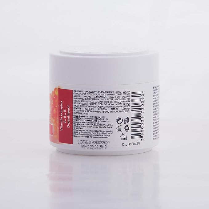 Hyaluron, Retinol, Caviar and Red-Grape Anti-Wrinkle Lifting Day and Night Cream - Anti-Aging Face Moisturizer with Hyaluronic Acid fo Ages 50 to 65+ (50ml)