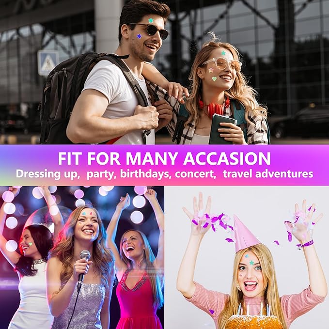 2PACK 224 Counts Cute & Fashion Stars Pimple Patches for Face , Hydrocolloid Acne Patches,Zits Absorbing Patch, Covering Zits and Blemishes with Salicylic Acid, Tea Oil & Centella, Cruelty Free